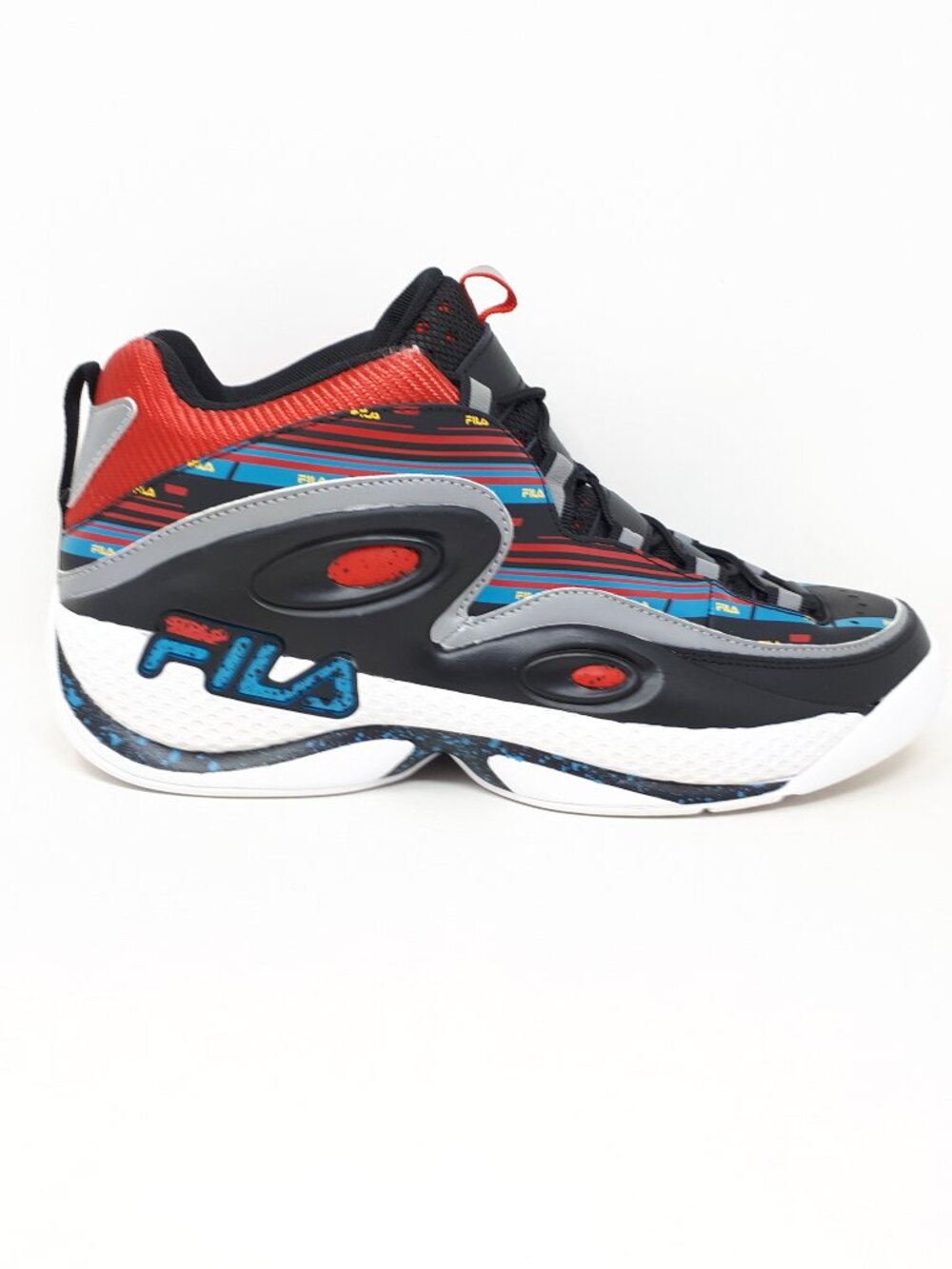 Fila Grant Hill 3 Black City Pack Retro Basketball Shoe Sneaker Mens 12 US VTG